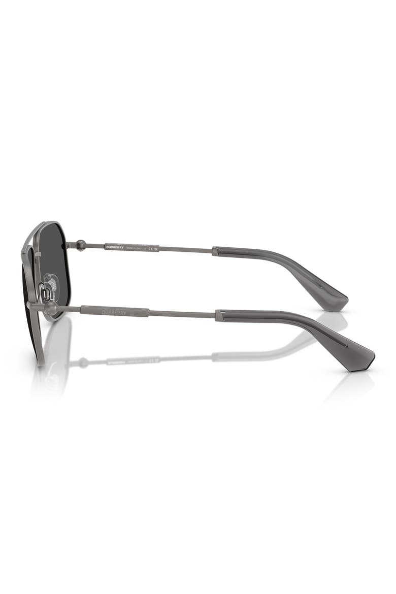 59mm Pilot Sunglasses, Alternate, color, GREY