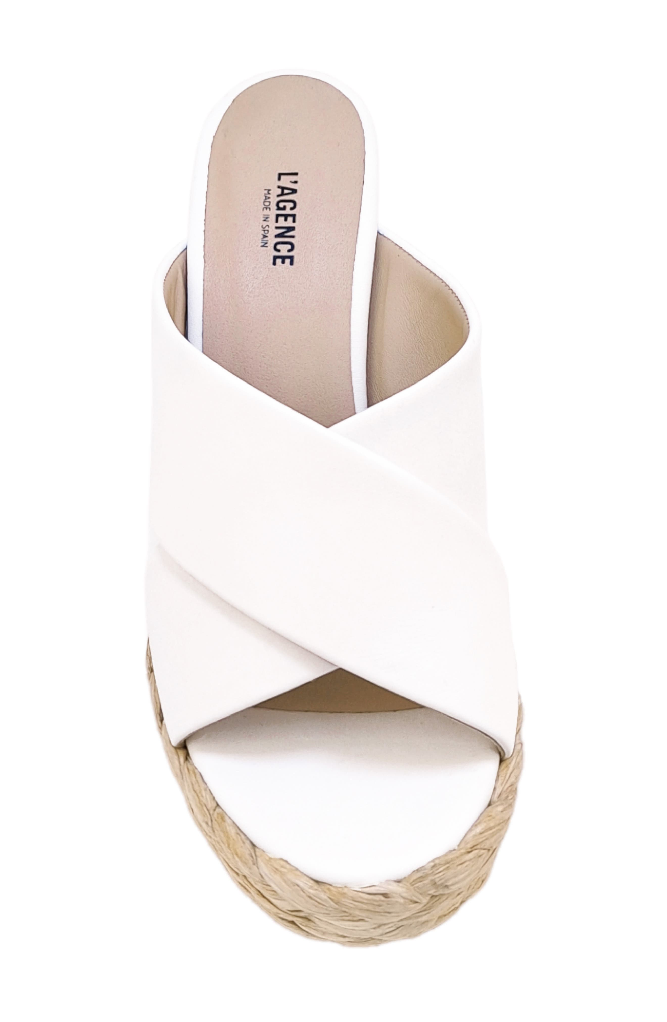 L'AGENCE Lucca Sandal, Alternate, color, White