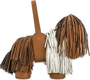 JW PEI Nita Puppy Shape Fringed Faux Leather Handbag