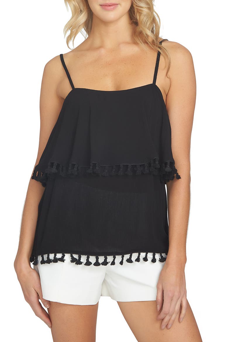 Pom Pom Tank, Main, color, RICH BLACK