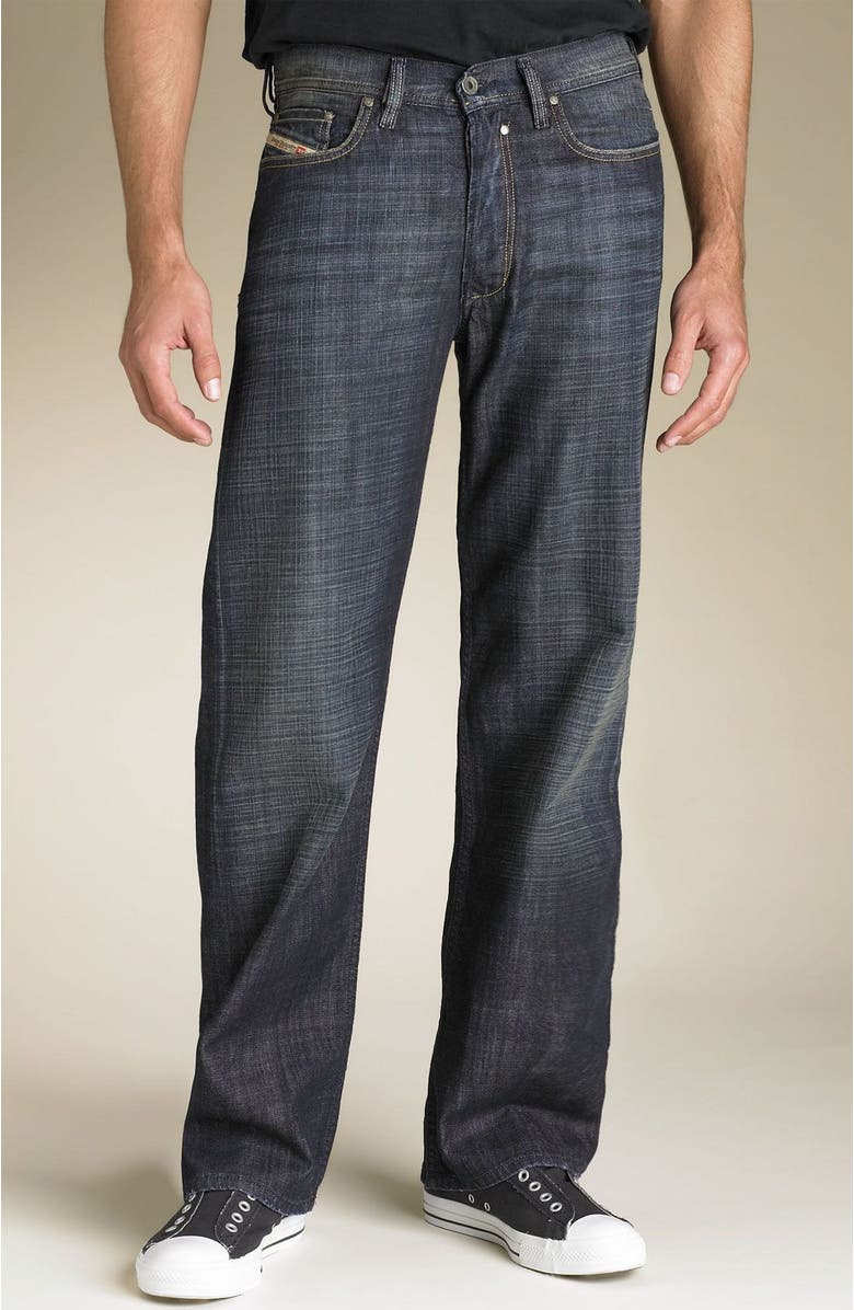 DIESEL<sup>®</sup> 'Quratt' Relaxed Straight Leg Jeans, Alternate, color,