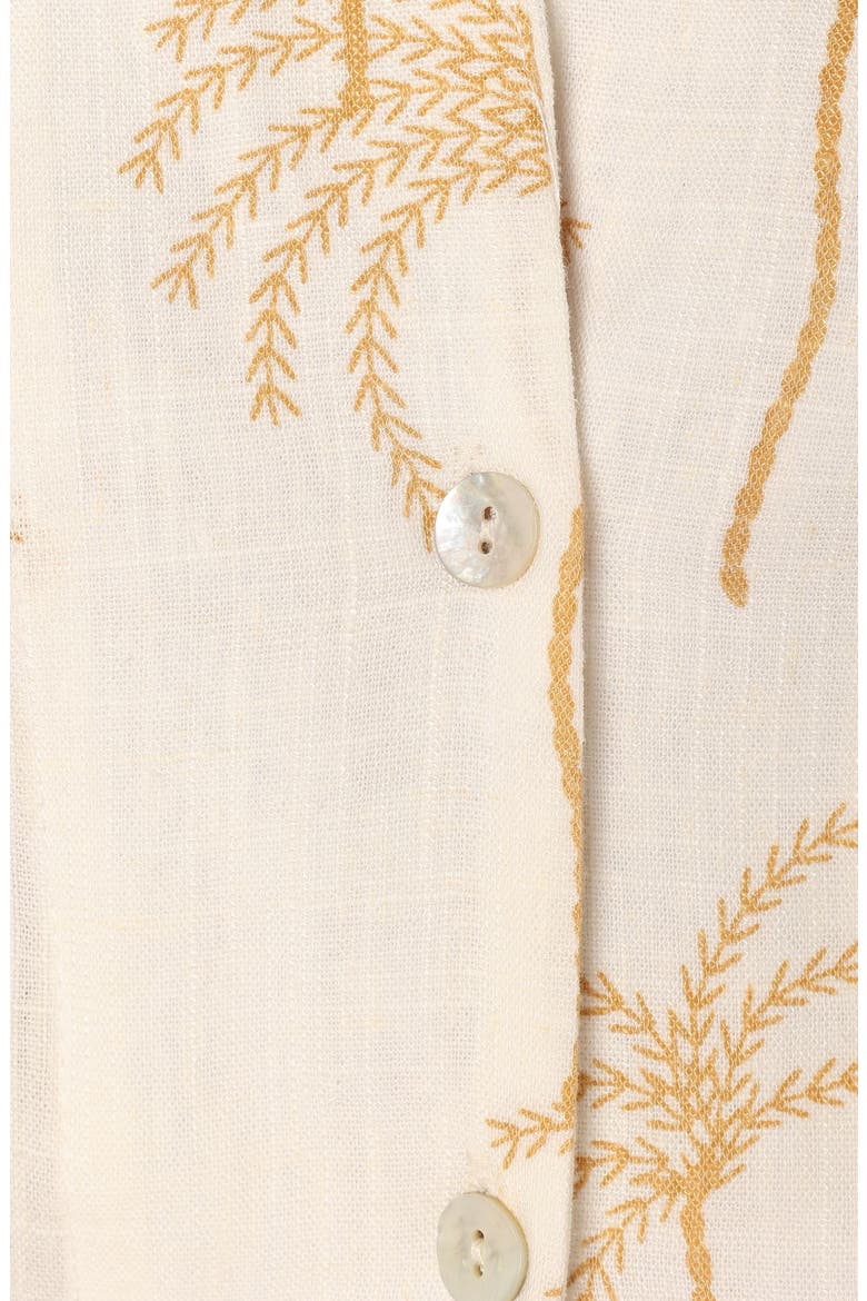 Amira Print Shirt, Alternate, color, PALM PRINT