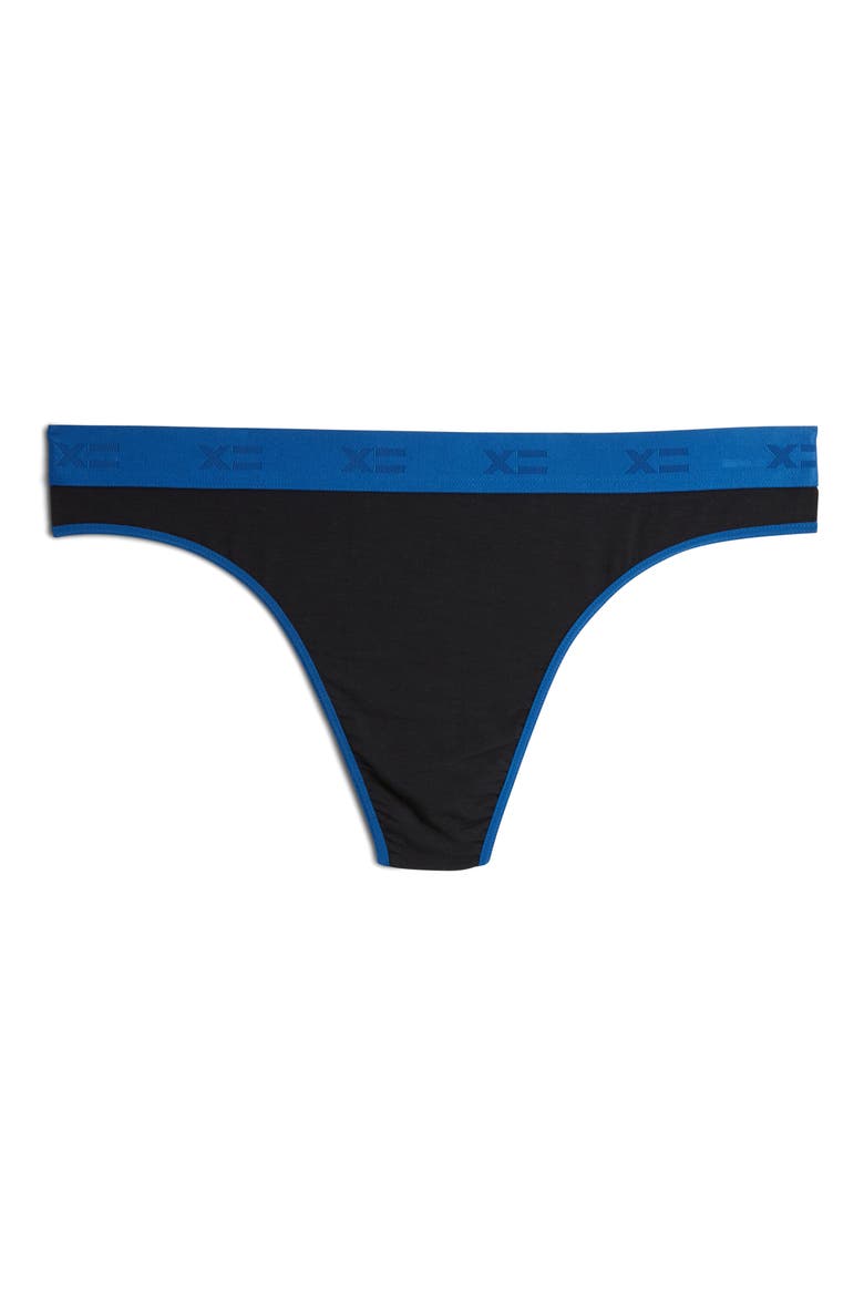 Stretch Modal Thong, Alternate, color, INK BLUE EDGE