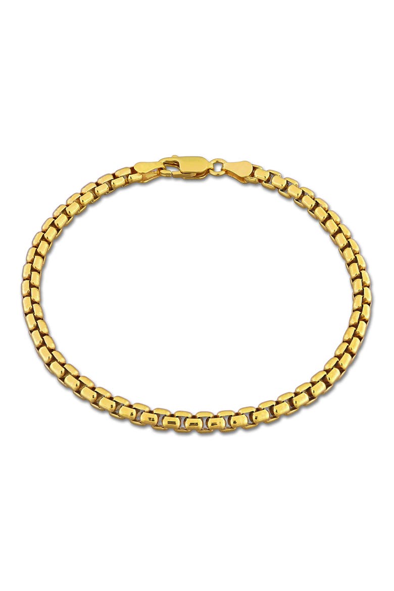 Box Link Chain Bracelet, Main, color, GOLD