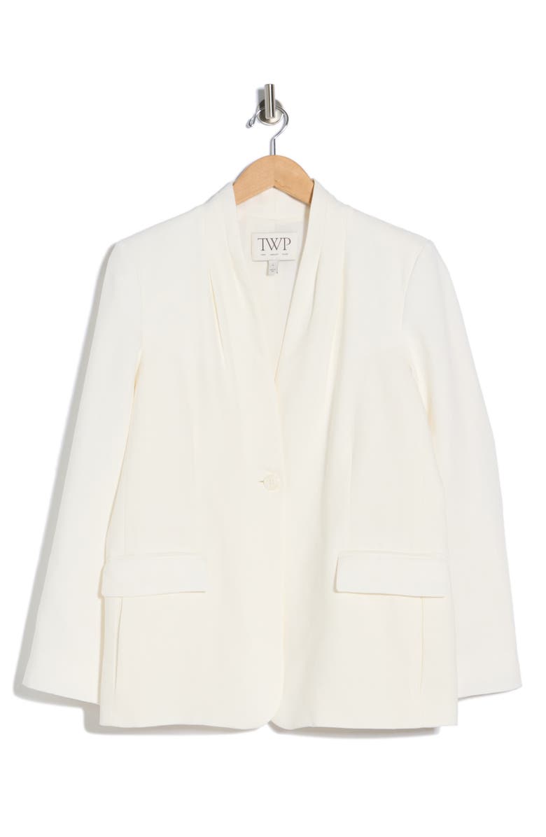 TWP New Dinner Linen Jacket, Main, color, Ivoire