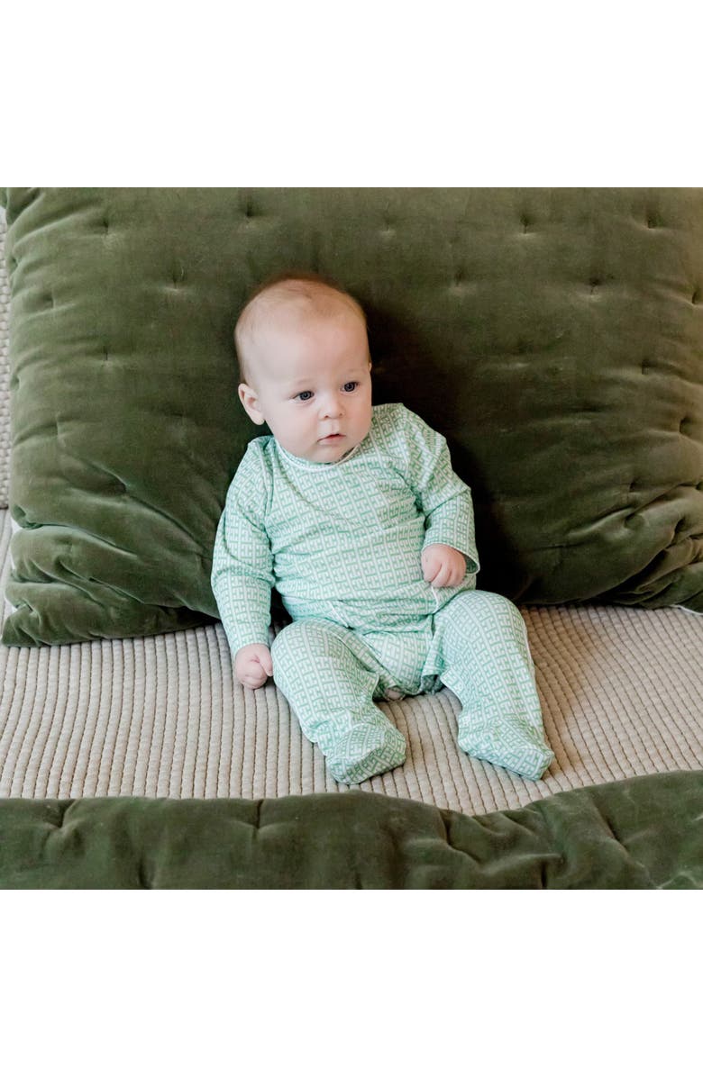 Lila and Hayes Preston Boys' Romper, Alternate, color, Garden Trellis