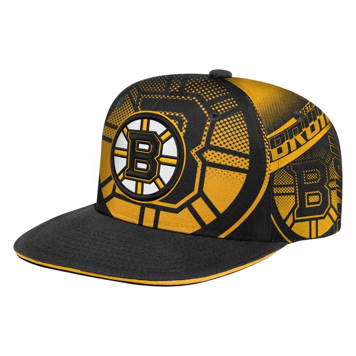 Outerstuff Youth Black Boston Bruins Impact Fashion Snapback Hat ...