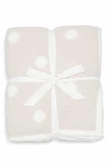 NORDSTROM RACK Polka Dot Butter Throw Blanket