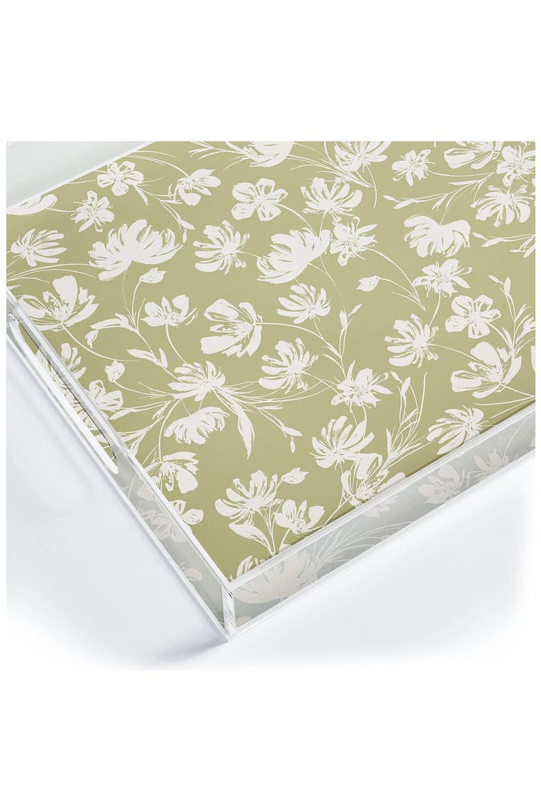 Gabriela Fuente Martine Acrylic Tray, Alternate, color, GREEN