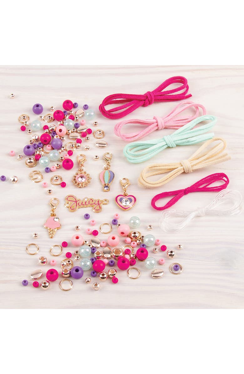 Juicy Couture Mini Crystal Sunshine Bracelets Kit 5 Unique Charm Bracelets, Alternate, color, Multicolored