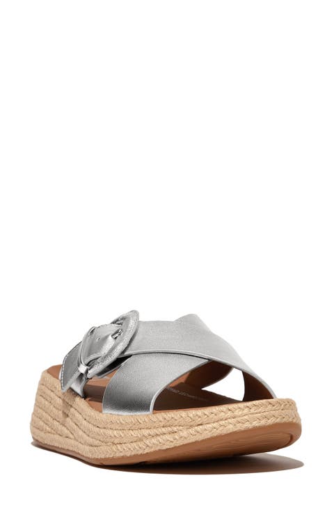 F-Mode Platform Slide Sandal (Women)