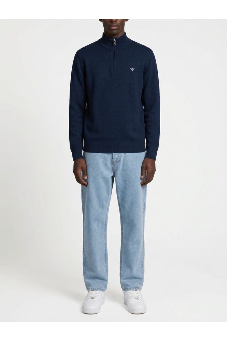 Huxley Quarter Zip Sweater, Alternate, color, Navy