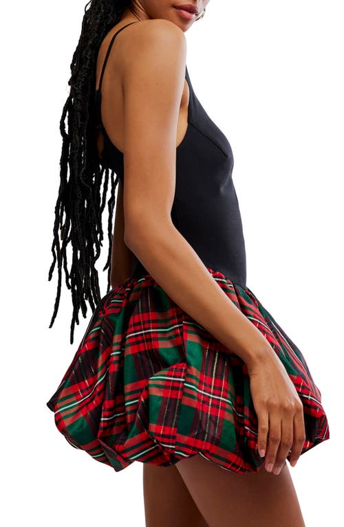 Free People Tinsel Kiss Bubble Skirt Minidress In Multi
