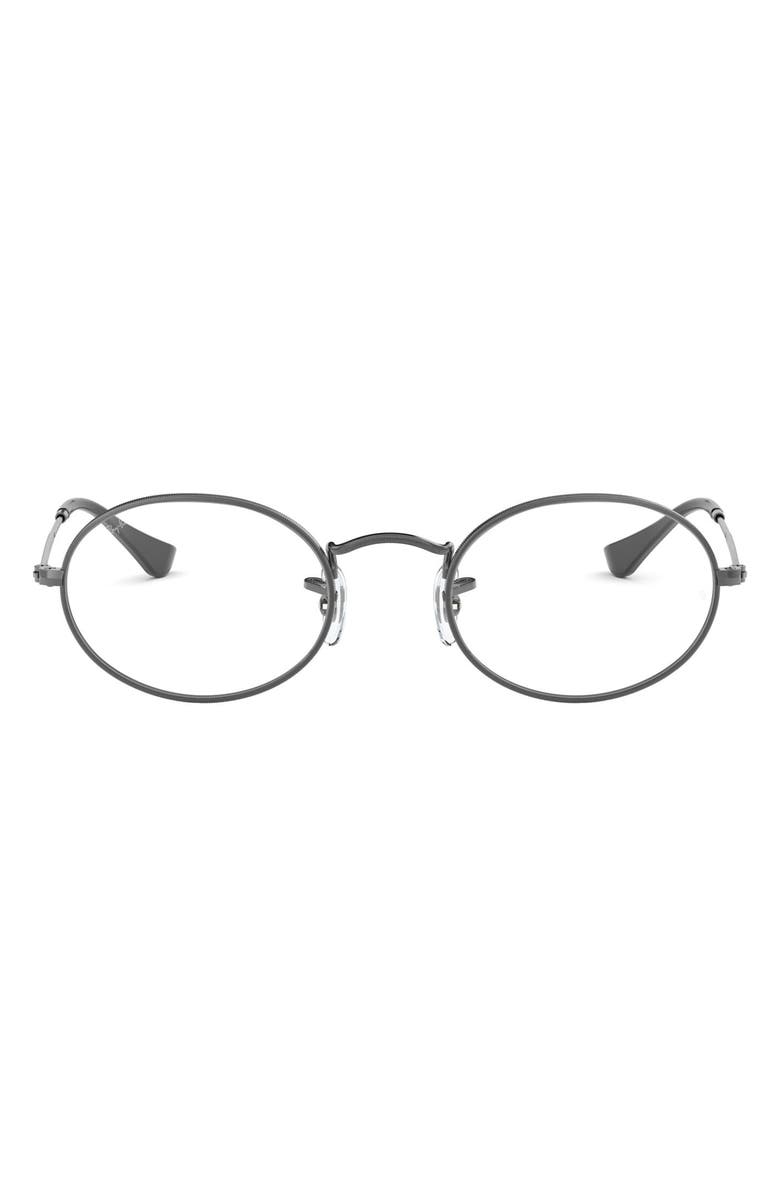 Ray-Ban 51mm Oval Optical Glasses, Main, color,