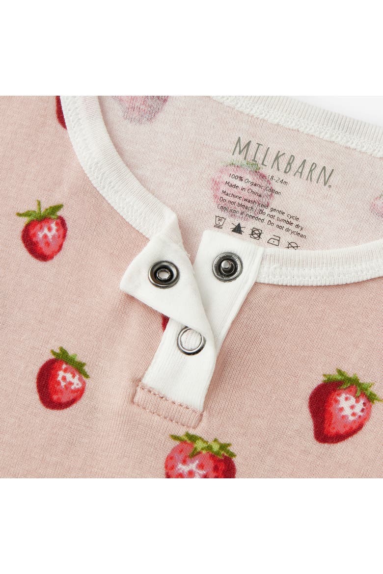 Organic Cotton Shortall, Alternate, color, Strawberry