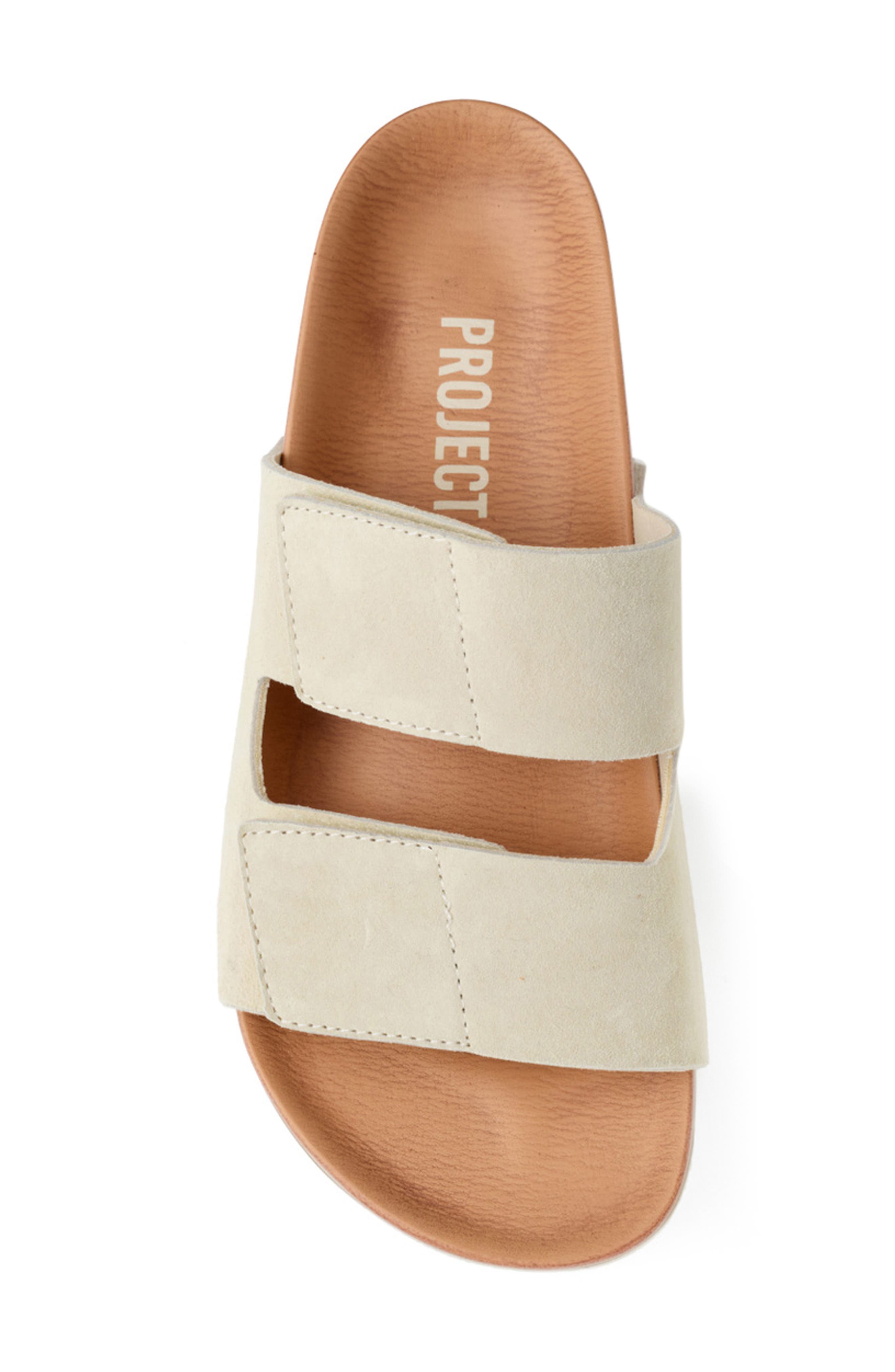 Project Cloud Propel Platform Slide Sandal, Alternate, color, Birch Suede