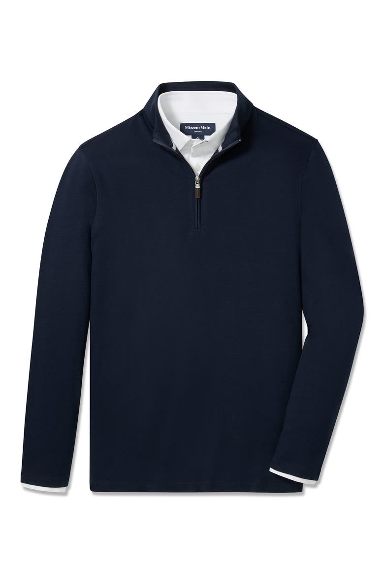 KPI Quarter Zip Pullover, Alternate, color, NAVY