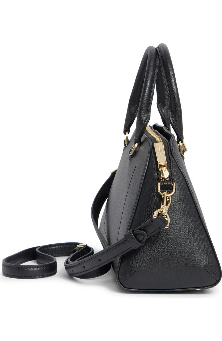 Kate Spade New York phoebe refined grain leather handbag, Alternate, color, Black
