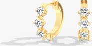 Everlee Starlight Lab Diamond Huggie Hoop in 14K Gold