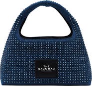 Marc Jacobs The Mini Crystal Denim Sack Bag