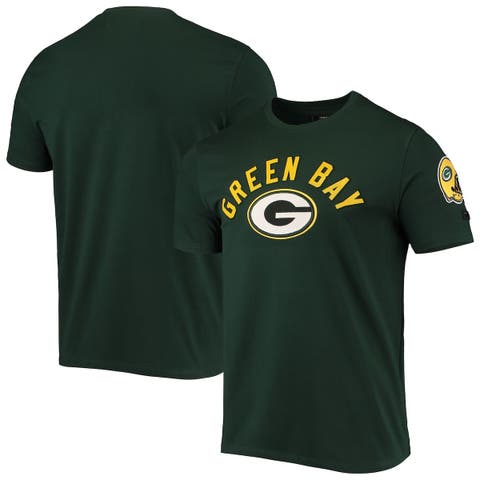 Men's Pro Standard Green Green Bay Packers Team Classic Bristle Slim-Fit T-Shirt