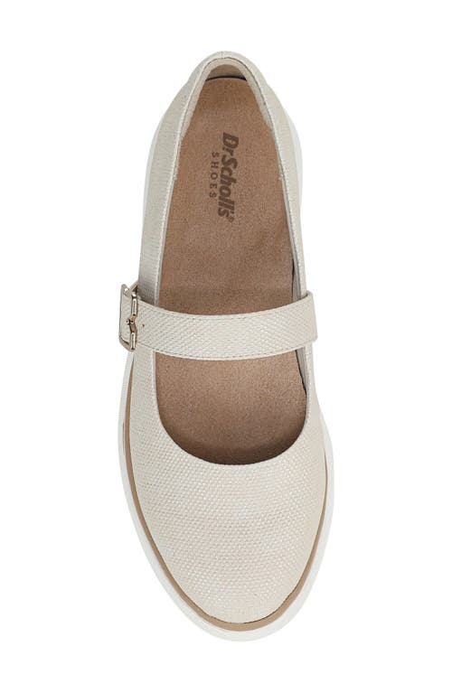 Shop Dr. Scholl's Nice Max Mary Jane Platform Loafer In Off White