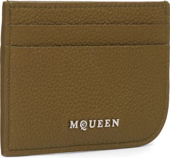 カードケース・名刺入れ Alexander McQueen Leather Sling Card Holder Women's McQueen Sling Zip Card Holder in Black | McQueen US