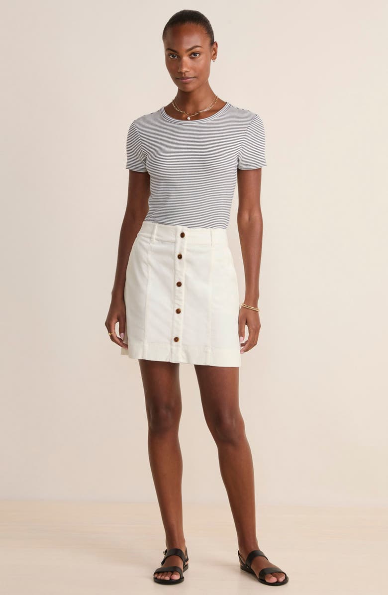 vineyard vines Cotton Blend Courduroy Miniskirt, Alternate, color, 