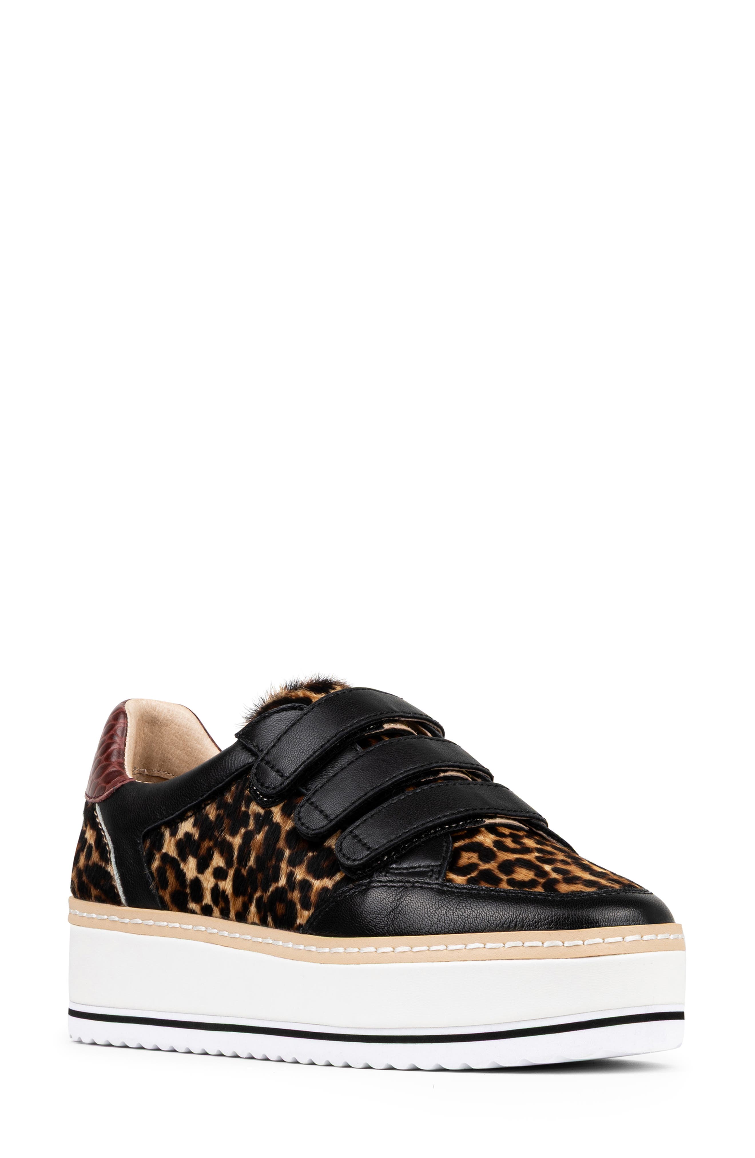 Donald Pliner Platform Sneaker, Main, color, Black Multi