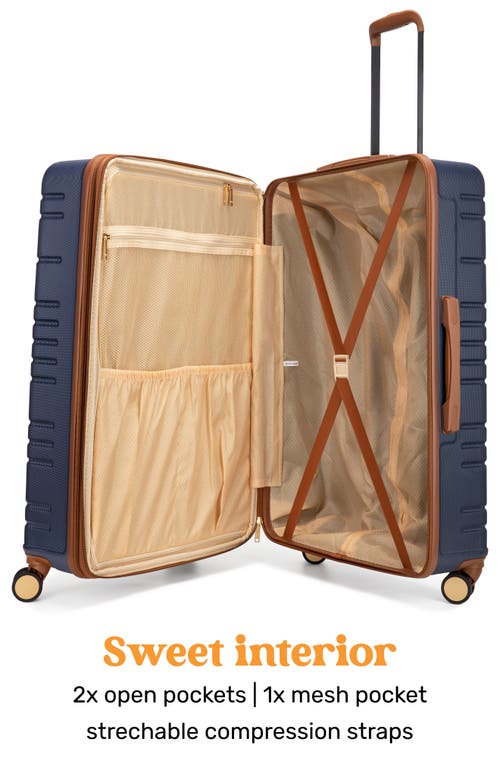 Miami Carry On Brickell 3-piece Hardside Spinner Luggage Set In Blue