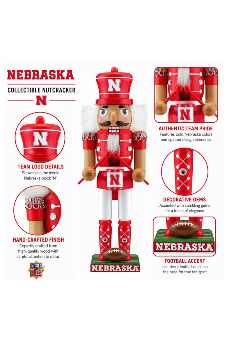 Nebraska Collectible Nutcracker, Alternate, color, Multicolor