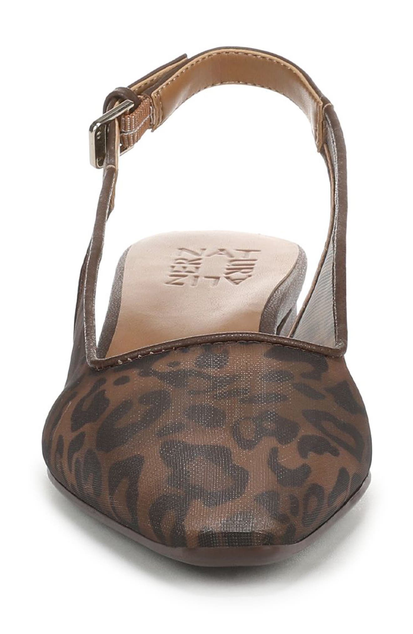 Naturalizer Ginger Slingback Mesh Pump, Alternate, color, Leopard Print Mesh