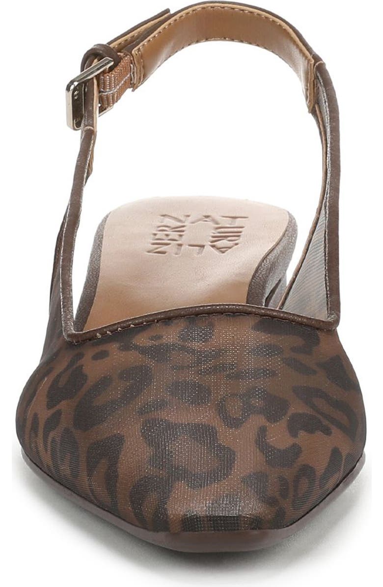 Naturalizer Ginger Slingback Mesh Pump, Alternate, color, Leopard Print Mesh