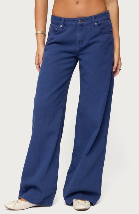 Daytime Low Rise Wide Leg Jeans