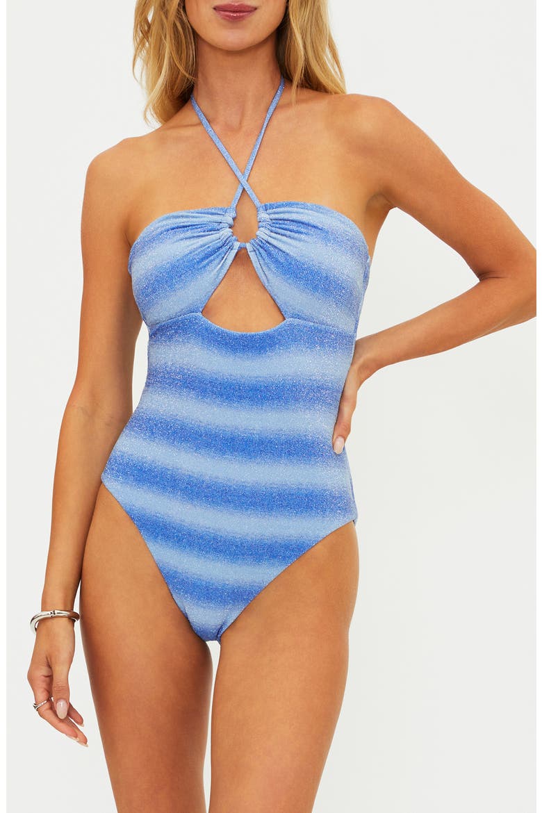 Phoenix One-Piece Swimsuit, Main, color, SAPPHIRE SEA