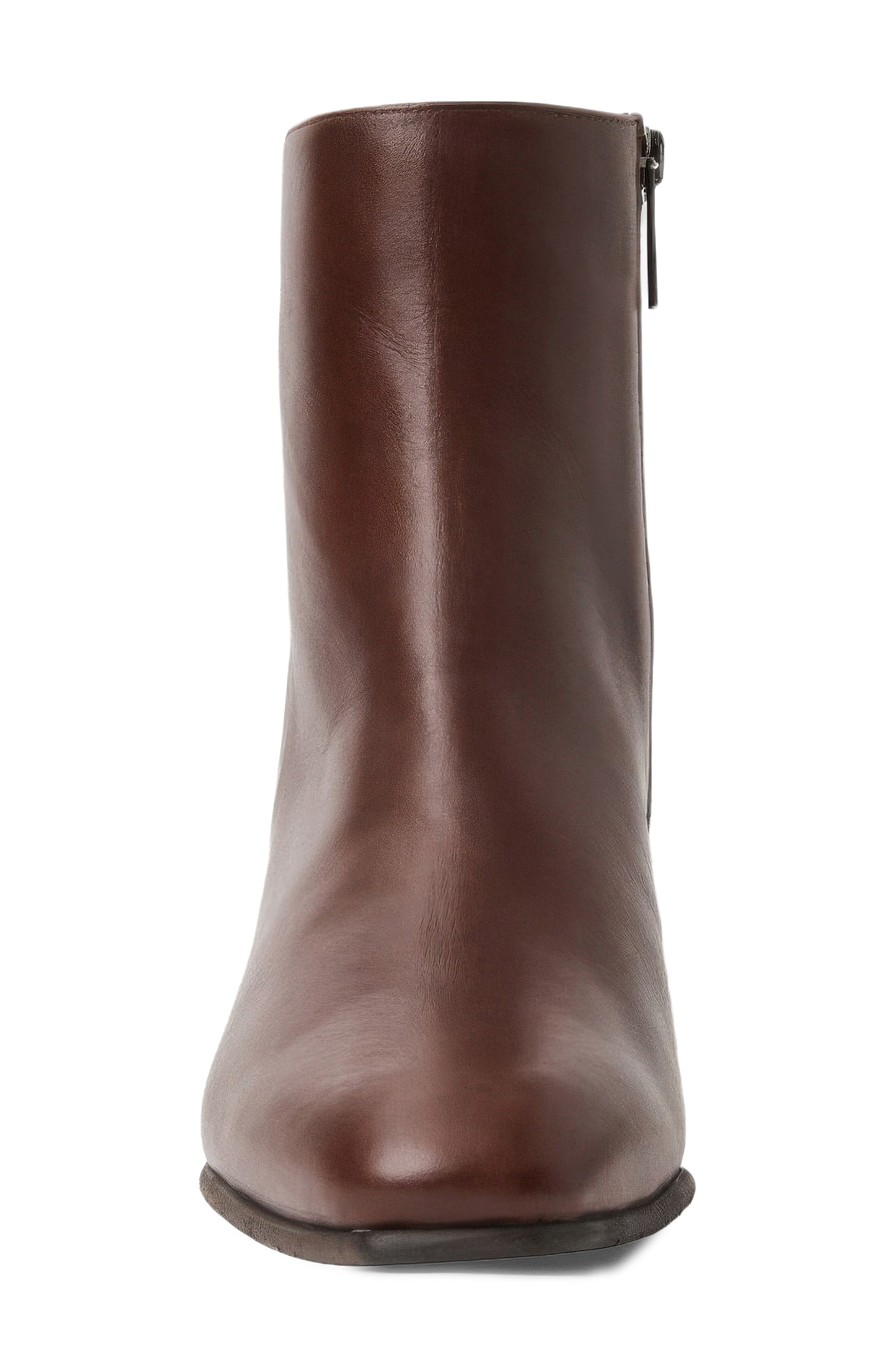Filly Waterproof Bootie, Alternate, color, CHOCOLATE LEATHER