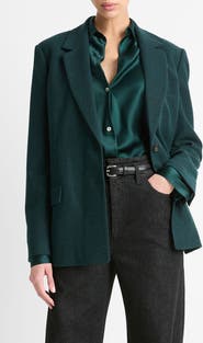 Vince Brushed Flannel Blazer