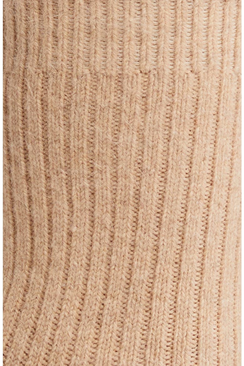 Cashmere Blend Cloud Socks, Alternate, color, LATTE