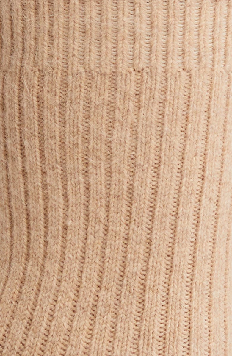 HIGH HEEL JUNGLE Cashmere Blend Cloud Socks, Alternate, color, Latte