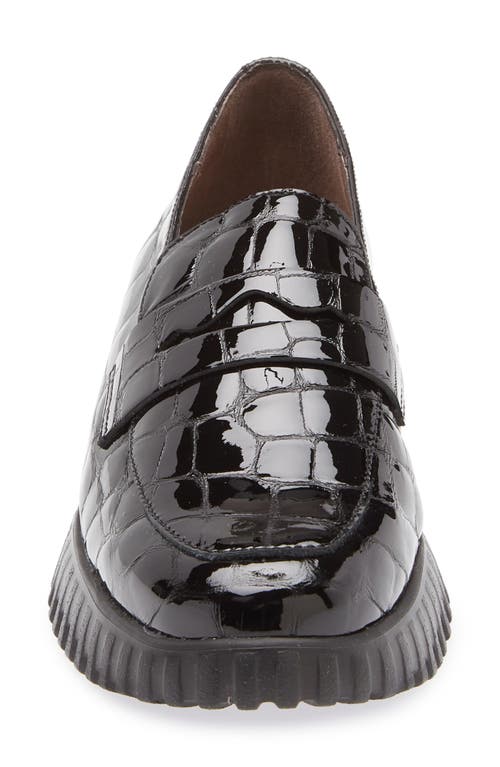 Wonders Flexfly 02 Loafer In Black