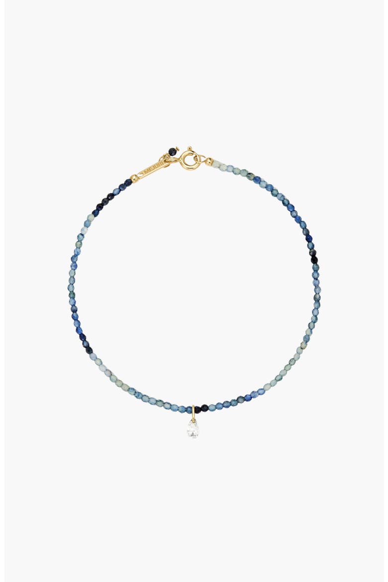 Tashi Drilled Lab Grown Diamond Bracelet, Main, color, Blue Ombre