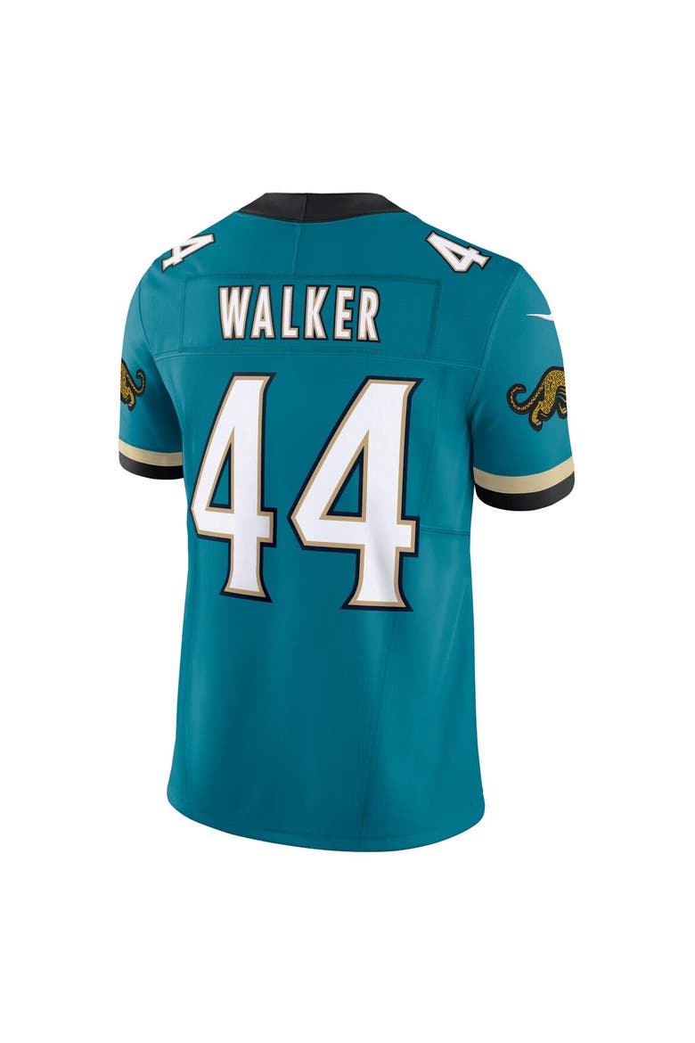 Men's Nike Travon Walker Teal Jacksonville Jaguars Prowler Throwback Vapor F.U.S.E. Limited Jersey, Alternate, color, Teal