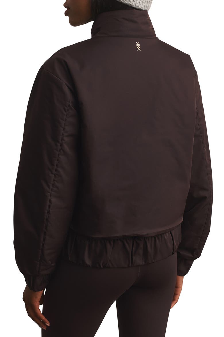 Forte Bomber Jacket, Alternate, color, DARK ESPRESSO