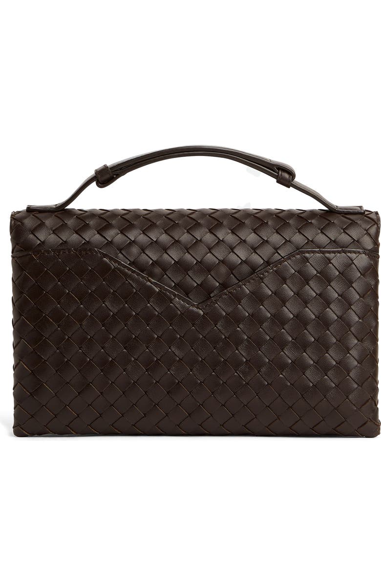 Bottega Veneta Knot Lock Intrecciato Leather Shoulder Bag, Alternate, color,