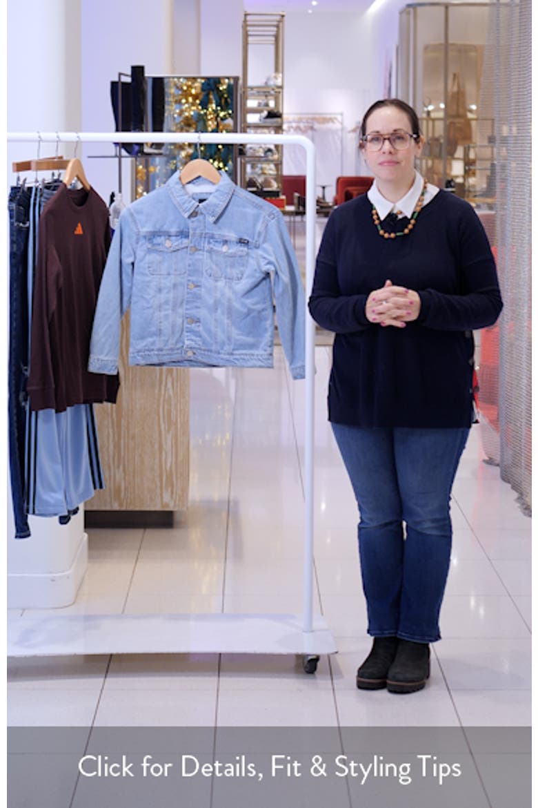 Kids' Lined Denim Trucker Jacket video
