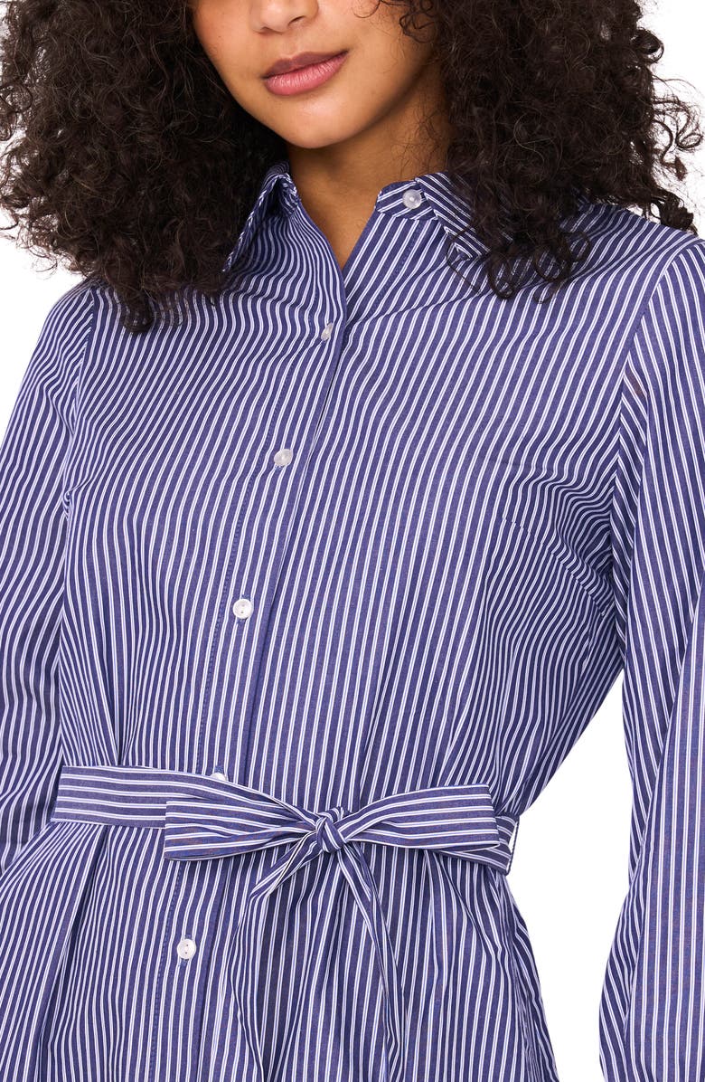Halogen<sup>®</sup> Stripe Belted Shirtdress, Alternate, color,