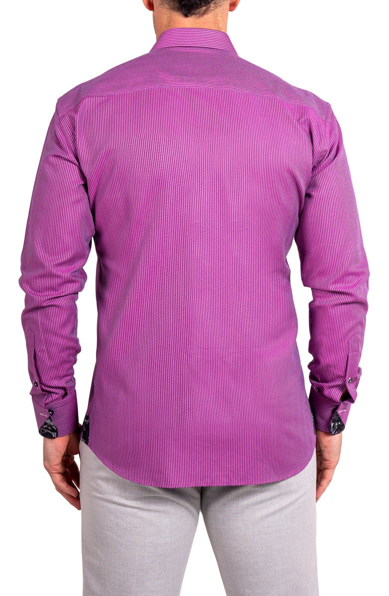 Maceoo Einstein Ascension Contemporary Fit Button-Up Shirt, Alternate, color, Purple