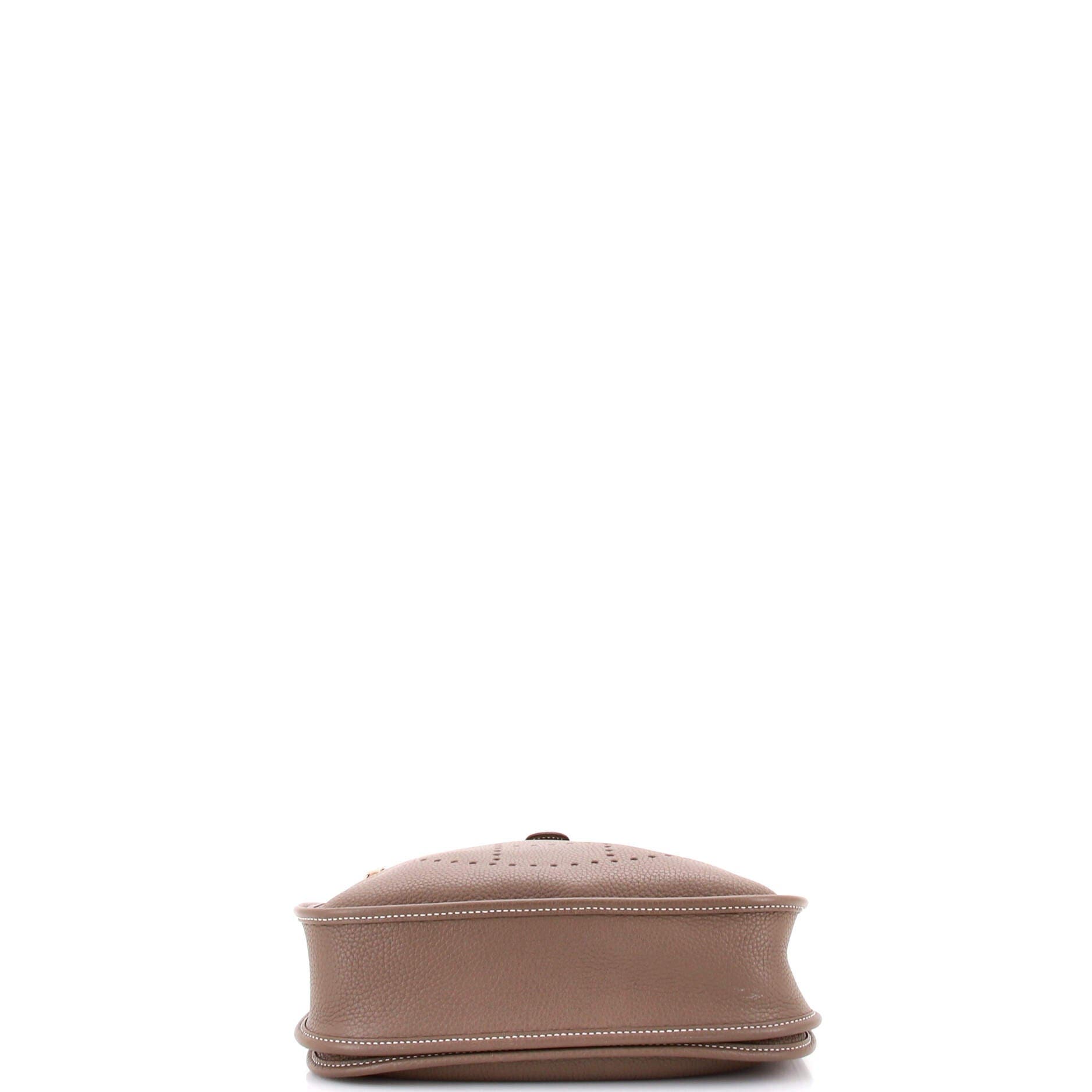 Pre-Owned Hermes Evelyne Bag Gen III Clemence PM, Alternate, color, Etoupe