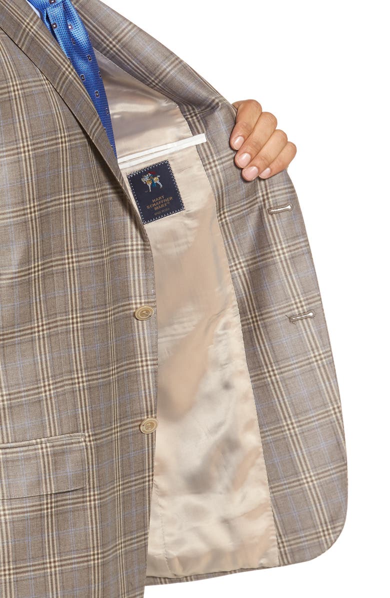 Hart Schaffner Marx Classic Fit Plaid Wool Sport Coat, Alternate, color,