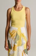 Vince Scoop Neck Rib Tank